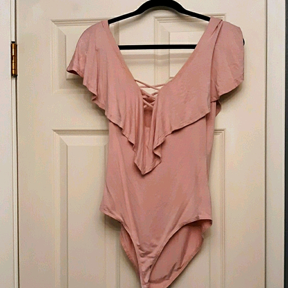 Beautiful pink bodysuit